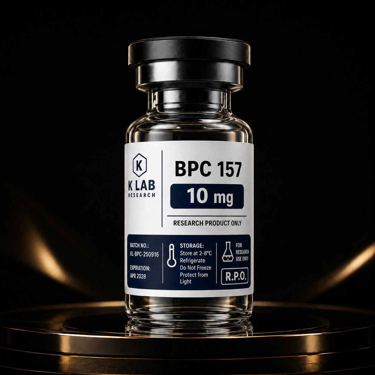 K Lab BPC 157 10mg research vial