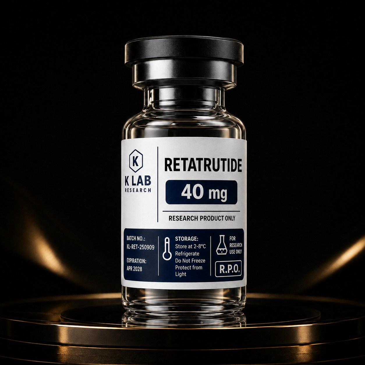 K Lab Retatrutide 40mg vial