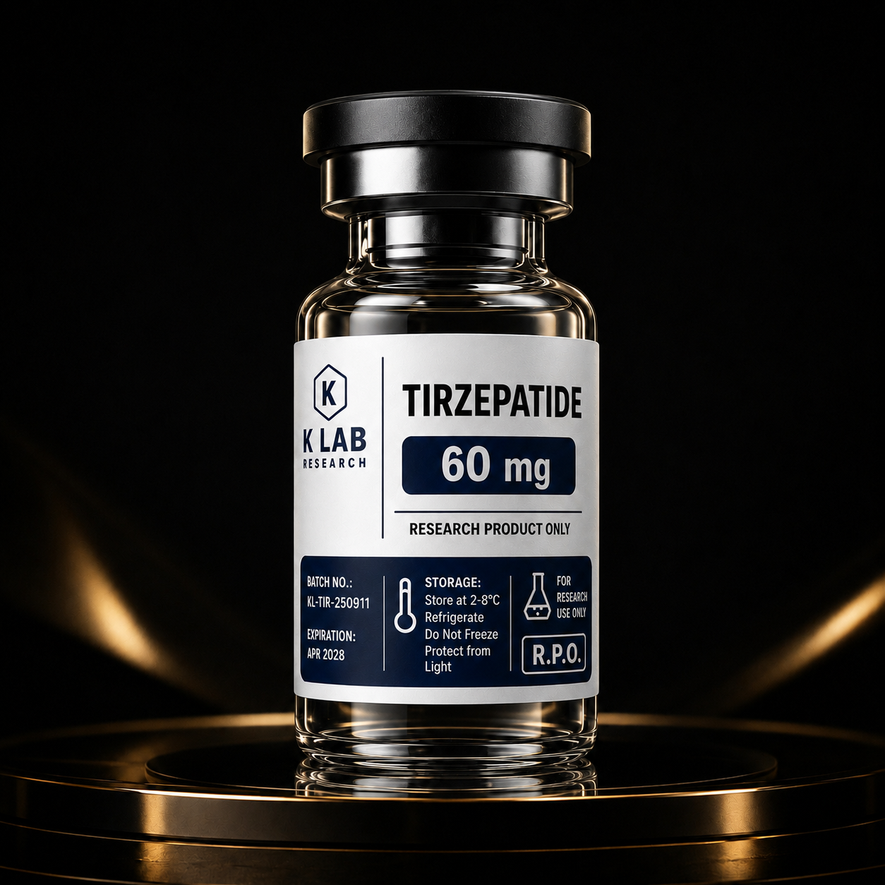 K Lab Tirzepatide 60mg vial